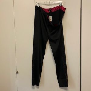 Black Satin Pants